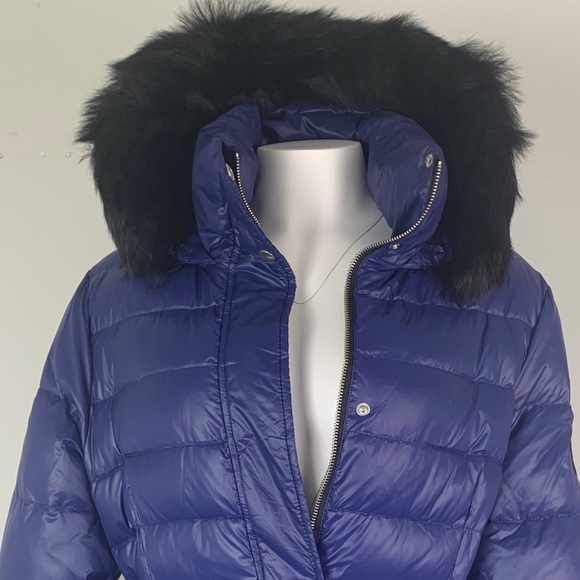 NWT UGG VALERIE BELTED DOWN NOCTURN BLUE JACKET XL - Picture 2 of 8